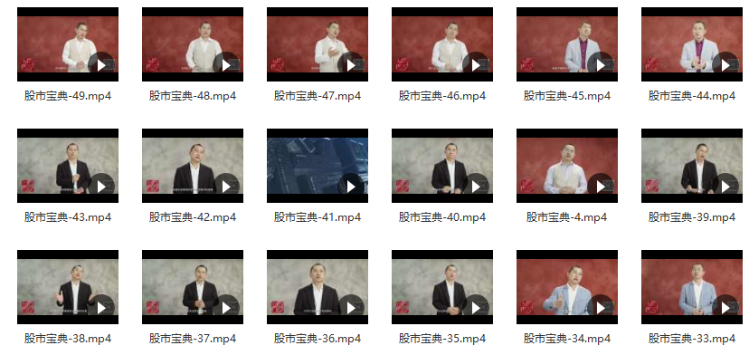 温雪峰翻倍黑马 24G(49课，高清mp4格式）
